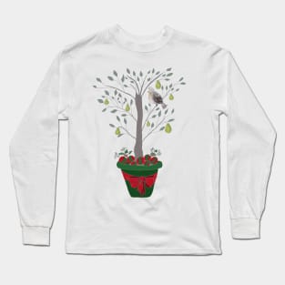 12 Days of Christmas Partridge in a Pear Tree Long Sleeve T-Shirt